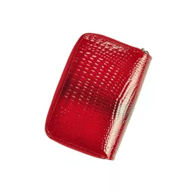    Gregorio GF115 červená lakovaná dámska peňaženka 9,5 x 13 x 3,3 cm