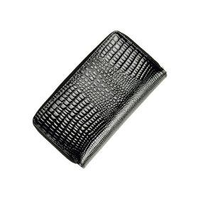    Gregorio GF116 čierna lakovaná dámska peňaženka 9,5 x 17 x 3,3 cm