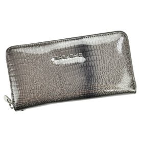    Gregorio GF119 sivá lakovaná dámska peňaženka 20 x 10,5 x 2,8 cm