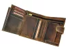  Wild RM-06L-BAW BUFFALO hnedá pánska kožená peňaženka 10 x 12,5 x 2,3 cm