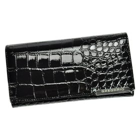    Gregorio BC-102 čierna dámska kožená peňaženka 18,5 x 9,5 x 3,5 cm