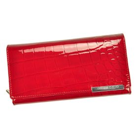    Gregorio BC-106 červená dámska kožená peňaženka 19 x 10 x 3,3 cm