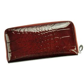    Gregorio BC-111 červená dámska kožená peňaženka 19 x 9,5 x 3 cm