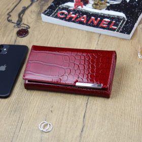    Gregorio BC-114 červená dámska kožená peňaženka 17,5 x 9,5 x 3,3 cm