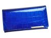 Gregorio BC-114 kék női marhabőr pénztárca 17.5 x 9.5 x 3.3 cm