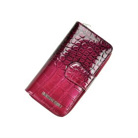    Gregorio BC-116 purpurová dámska kožená peňaženka 9,5 x 17 x 3,3 cm