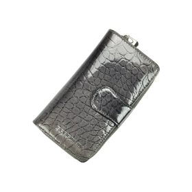    Gregorio BC-116 šedá dámska kožená peňaženka 9,5 x 17 x 3,3 cm