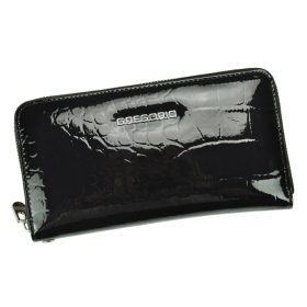    Gregorio BC-119 čierna dámska kožená peňaženka 19,5 x 10,5 x 2,5 cm
