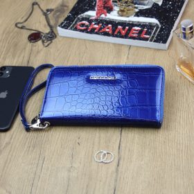    Gregorio BC-119 modrá dámska kožená peňaženka 19,5 x 10,5 x 2,5 cm