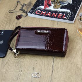    Gregorio BC-118 hnedá dámska kožená peňaženka 20 x 11 x 4 cm