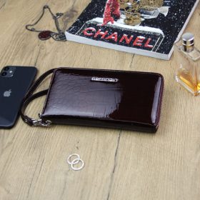    Gregorio BC-119 bordová dámska kožená peňaženka 19,5 x 10,5 x 2,5 cm