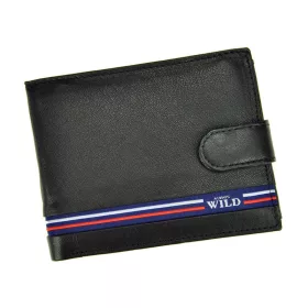    Wild N992L-GV RFID čierna pánska kožená peňaženka 13 x 9,7 x 2 cm