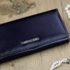  Gregorio N106 modrá dámska peňaženka z hovädzej kože 19 x 10 x 3 cm