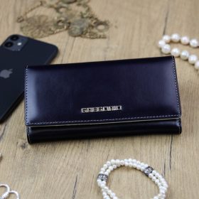    Gregorio N114 modrá dámska kožená peňaženka 17,5 x 9,5 x 3,3 cm