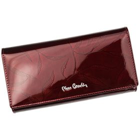    Pierre Cardin 02 LEAF 100 čierna dámska kožená peňaženka 18,5 x 10 cm