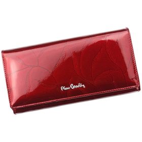    Pierre Cardin 02 LEAF 100 červená dámska kožená peňaženka 18,5 x 10 cm