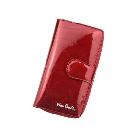    Pierre Cardin 02 LEAF 116 červená dámska kožená peňaženka 9,5 x 17 cm