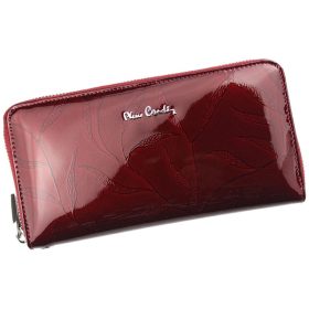    Pierre Cardin 02 LEAF 118 čierna dámska kožená peňaženka 20 x 11 cm
