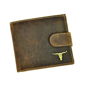    Wild RM-01L-BAW BUFFALO hnedá pánska kožená peňaženka 12 x 10 x 2,5 cm