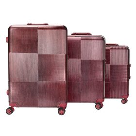    Pierre Cardin súprava kufrov s tvrdou stenou prémiovej kvality bordová pp 55/65/75 cm