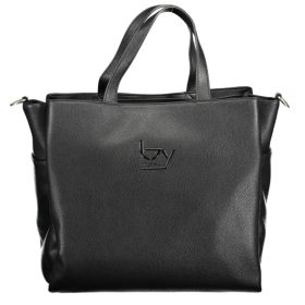    Dámska čierna kabelka cez rameno Byblos, nákupná taška 33 x 33 x 14 cm