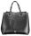  Dámska čierna kabelka cez rameno Byblos 35 x 30 x 13 cm