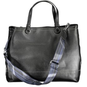  Dámska čierna kabelka cez rameno Byblos 37 x 30 x 14 cm