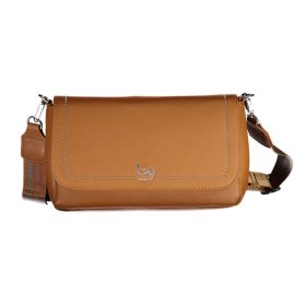    Dámska koňaková kabelka cez rameno Byblos, bočná taška 28 x 15 x 10 cm