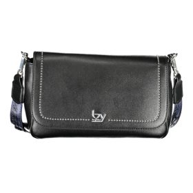    Dámska čierna kabelka cez rameno Byblos, bočná taška 28 x 15 x 10 cm