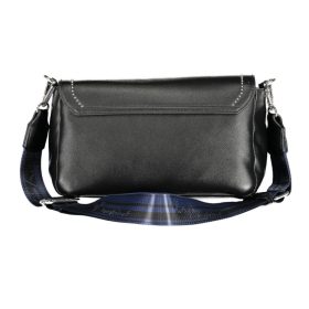    Dámska čierna kabelka cez rameno Byblos, bočná taška 28 x 15 x 10 cm