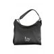  Dámska čierna kabelka Byblos, taška cez rameno 30 x 28 x 15 cm