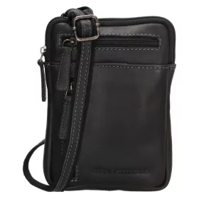    Giorgio Carelli: Mini vyťahovacia kožená bočná taška 18 cm