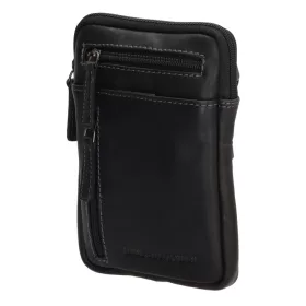    Giorgio Carelli: Mini vyťahovacia kožená bočná taška 18 cm