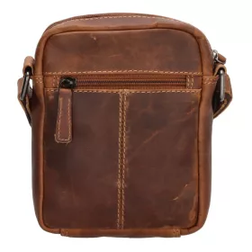    Giorgio Carelli: Mini vyťahovacia kožená bočná taška 18 cm