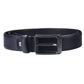    Pánsky opasok Pierre Cardin VNG 094 / 8002 z hovädzej kože v modrej farbe 3,5 cm