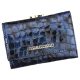  Gregorio FS-117 modrá dámska kožená peňaženka 12,3 x 9 x 3 cm