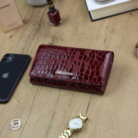    Gregorio FS-114 bordová dámska kožená peňaženka 17,3 x 9,8 x 3,5 cm