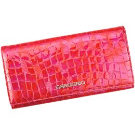    Gregorio FS-114 červená dámska kožená peňaženka 17,3 x 9,8 x 3,5 cm