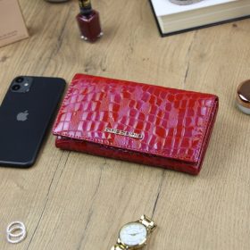    Gregorio FS-114 červená dámska kožená peňaženka 17,3 x 9,8 x 3,5 cm