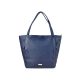  Patrizia 318-018 tmavomodrá dámska kožená taška cez rameno, shopper 45 x 36 x 13 cm