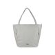  Patrizia 318-018 sivá dámska kožená taška cez rameno, shopper 45 x 36 x 13 cm