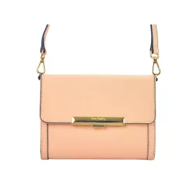    Pierre Cardin 5316 EDF ružová dámska kožená kabelka 21,5 x 16 x 5 cm