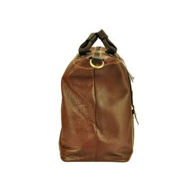    Gregorio 7504 VIT koňaková hnedá kožená cestovná taška 50 x 38 x 20 cm