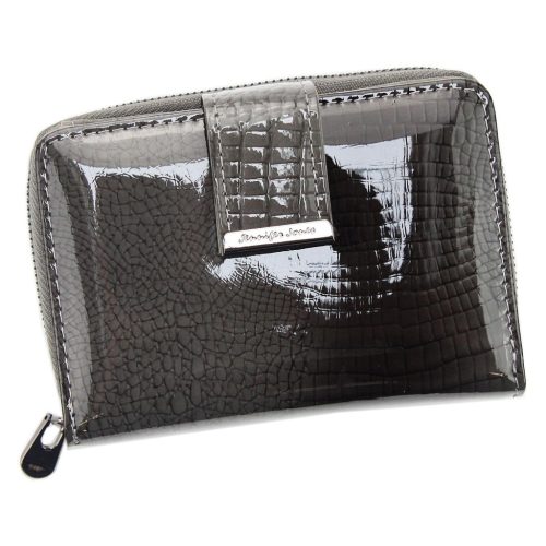  Dámska kožená peňaženka Jennifer Jones 5198-2 v sivej farbe 12,7 x 9,5 x 3,5 cm