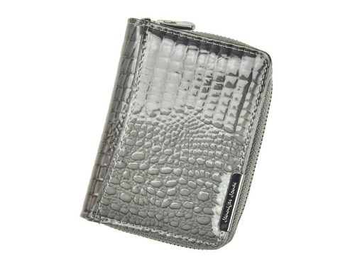  Dámska kožená peňaženka Jennifer Jones 5262-2 v sivej farbe 8 x 10,5 x 2,5 cm