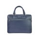  Pierre Cardin FRZ 1640 modrá aktovka z hovädzej kože, taška na notebook 37 x 29 x 7 cm