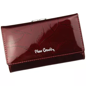    Pierre Cardin 02 LEAF 108 sivá dámska kožená peňaženka 14,5 x 8,5 cm