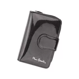    Pierre Cardin 02 LEAF 115 sivá dámska kožená peňaženka 9,5 x 13 cm