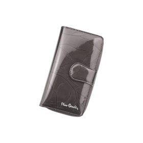    Pierre Cardin 02 LEAF 116 sivá dámska kožená peňaženka 9,5 x 17 cm