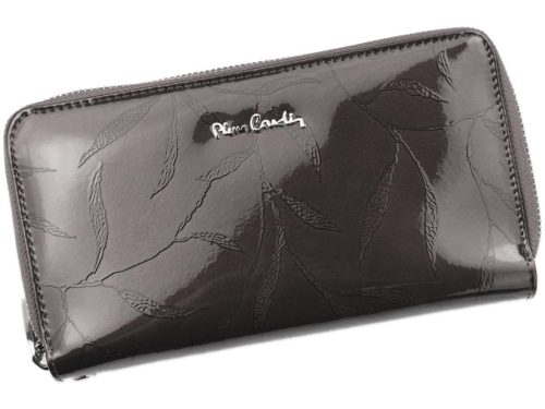  Dámska peňaženka Pierre Cardin 02 LEAF 118 sivá z hovädzej kože 20 x 11 x 4 cm